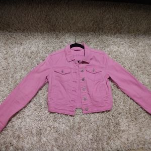 Pink Denim Jacket
